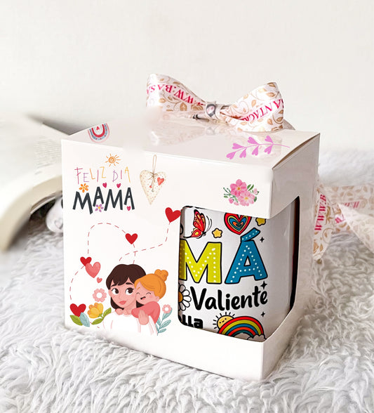Taza con caja personalizada